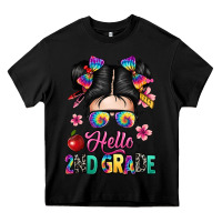 Black hello second grade kid Heavy Core Tee - texasbilliewilder