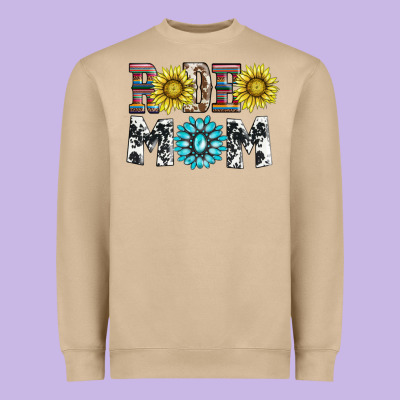 Rodeo Mom Heavyweight Sweatshirt Designed By Adodesignshop