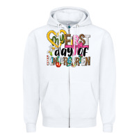 My First Day Of Kindergarten Zipper Hoodie | Teevron