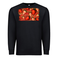 Black Strawberry Background Premium Sweatshirt - Bettercallsaul