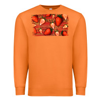 Carrot Strawberry Background Premium Sweatshirt - Bettercallsaul