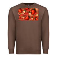 Chestnut Strawberry Background Premium Sweatshirt - Bettercallsaul