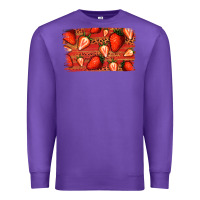 Purple Strawberry Background Premium Sweatshirt - Bettercallsaul