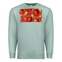 Seafoam Strawberry Background Premium Sweatshirt - Bettercallsaul