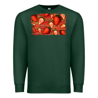 Sports Green Strawberry Background Premium Sweatshirt - Bettercallsaul