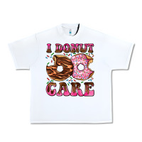 White i donut care Urban Heavy Tee - AdoDesignShop