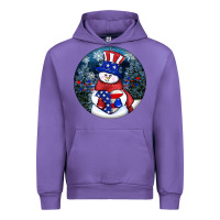 Tulip Patriotic snowman ornament 4th of july Urban Hoodie - HowdyJamesFarm