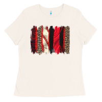 Bone baseball brushstroke Ladies Tee - Zillion Design Studio