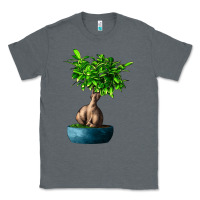 Charcoal Heather Ficus Ginsenge Classic Tee - LillyAllenDesigns