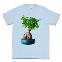 Dusty Blue Ficus Ginsenge Classic Tee - LillyAllenDesigns