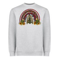 Heather Grey rainbow tree Heavyweight Sweatshirt - AdoDesignShop