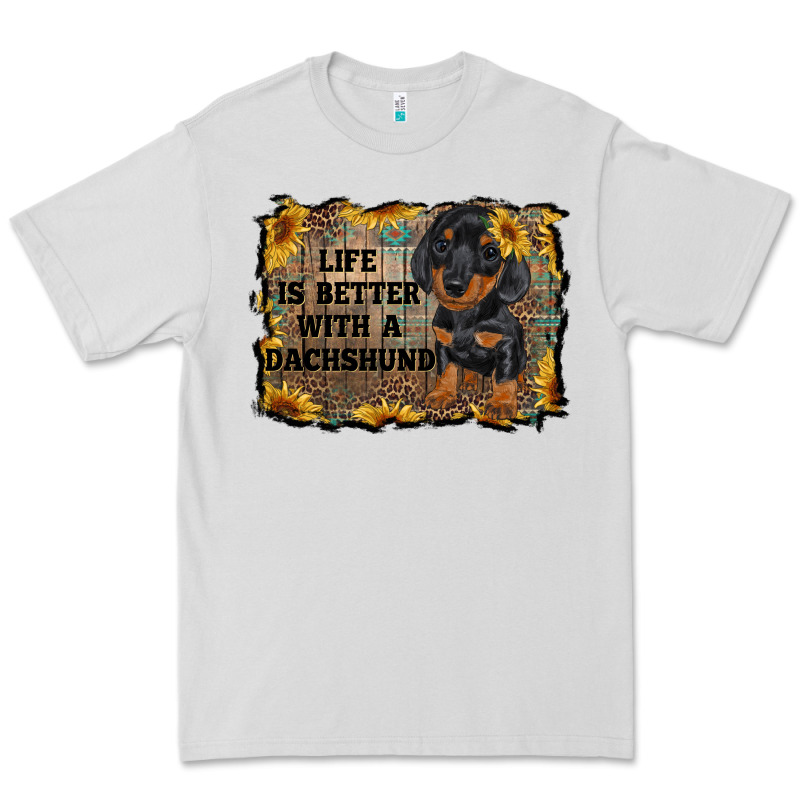 Life Is Better With A Dachshund Premium Tee by RanaPortraitStore | Teevron