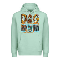 Dog Mom With Paw Premium Hoodie | Teevron