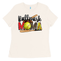 Bone ballpark mama softball Ladies Tee - Zillion Design Studio