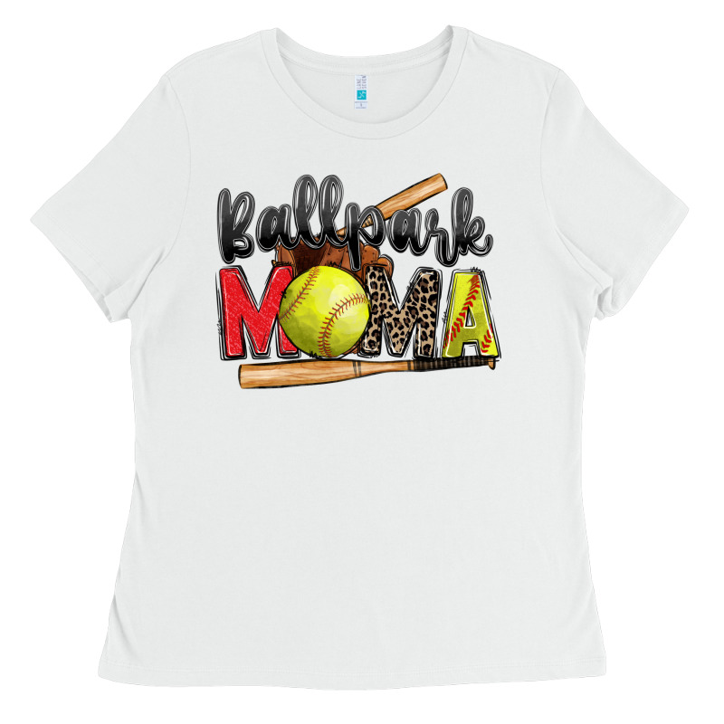 Ballpark Mama Softball Ladies Tee by Zillion Design Studio | Teevron