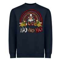 Navy rainbow and hohoho with gnome Heavyweight Sweatshirt - AdoDesignShop