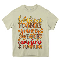 Mossy bonfires flannels s'mores campfires and pumpkins Heavy Core Tee - Zillion Design Studio
