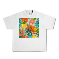 Lunar Rock pineapple and lemon seamless pattern Urban Heavy Tee - BundleAndBundleShop