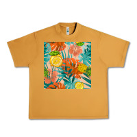Peanut Butter pineapple and lemon seamless pattern Urban Heavy Tee - BundleAndBundleShop