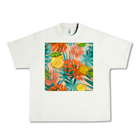 Pistachio pineapple and lemon seamless pattern Urban Heavy Tee - BundleAndBundleShop