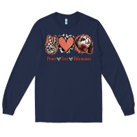 Navy Peace Love Dalmatians Long Sleeve Tee - Jasminsmagicworld