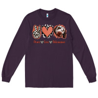 Plum Peace Love Dalmatians Long Sleeve Tee - Jasminsmagicworld