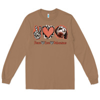 Toasted Coconut Peace Love Dalmatians Long Sleeve Tee - Jasminsmagicworld
