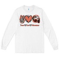 White Peace Love Dalmatians Long Sleeve Tee - Jasminsmagicworld