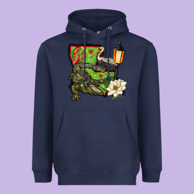 Louisiana State Heavyweight Hoodie Designed By Barkaloodesign