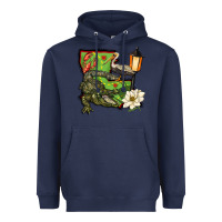 Navy louisiana state Heavyweight Hoodie - BarkalooDesign