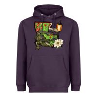Plum louisiana state Heavyweight Hoodie - BarkalooDesign