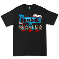 Black baseball grandma with leopard Premium Tee - Zillion Design Studio