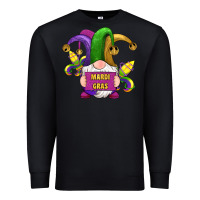 Black mardi gras gnomes fleur de lis Premium Sweatshirt - RanaPortraitStore