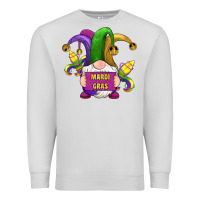 Dove Grey mardi gras gnomes fleur de lis Premium Sweatshirt - RanaPortraitStore