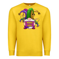 Lemon mardi gras gnomes fleur de lis Premium Sweatshirt - RanaPortraitStore