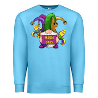 Ocean Blue mardi gras gnomes fleur de lis Premium Sweatshirt - RanaPortraitStore