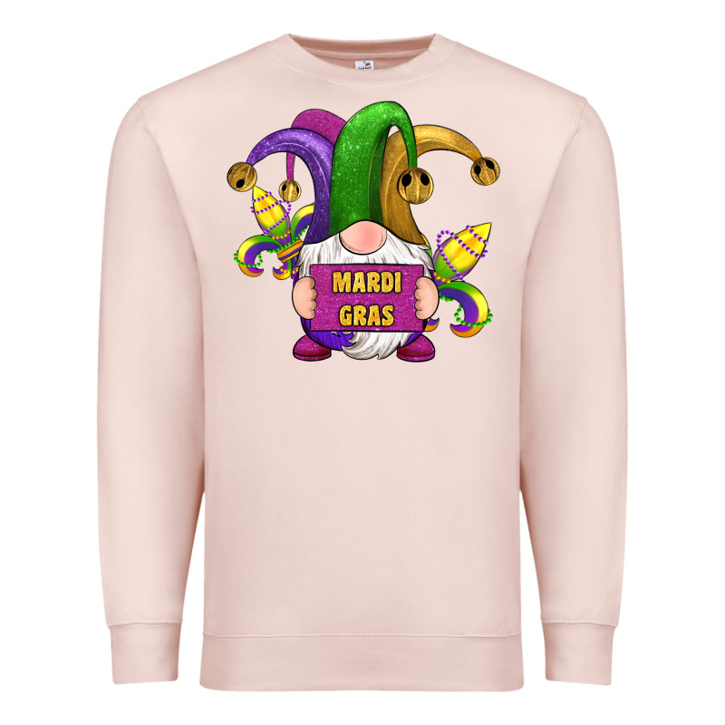 Mardi Gras Gnomes Fleur De Lis Premium Sweatshirt by RanaPortraitStore | Teevron