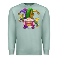 Seafoam mardi gras gnomes fleur de lis Premium Sweatshirt - RanaPortraitStore