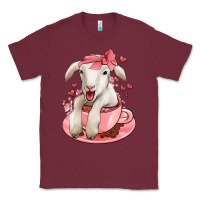 Burgundy valentines day lamb Classic Tee - Jasminsmagicworld