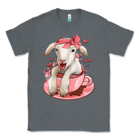 Charcoal Heather valentines day lamb Classic Tee - Jasminsmagicworld