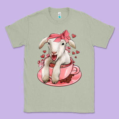 Valentines Day Lamb Classic Tee Designed By Jasminsmagicworld