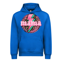 Cobalt Mama leopard background Mother's Day Urban Hoodie - CowGirlArtShop