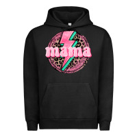 Pigment Black Mama leopard background Mother's Day Urban Hoodie - CowGirlArtShop