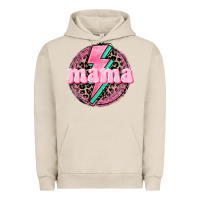 Pigment French Oak Mama leopard background Mother's Day Urban Hoodie - CowGirlArtShop
