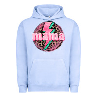 Pigment Grape Ice Mama leopard background Mother's Day Urban Hoodie - CowGirlArtShop