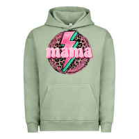 Pigment Oil Green Mama leopard background Mother's Day Urban Hoodie - CowGirlArtShop