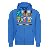 True Royal team pre k Zipper Hoodie - NancyCooperArtShop
