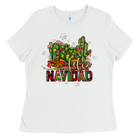 White feliz navidad cactus Ladies Tee - JahusDesignShop
