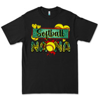 Black softball nana with leopard Premium Tee - Zillion Design Studio