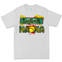 Dove Grey softball nana with leopard Premium Tee - Zillion Design Studio
